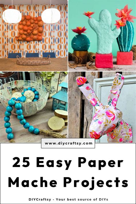 25 Easy Paper Mache Ideas and Art Projects - DIY Crafts - muktibox.com