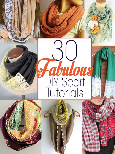 25 Easy DIY Scarf Tutorials