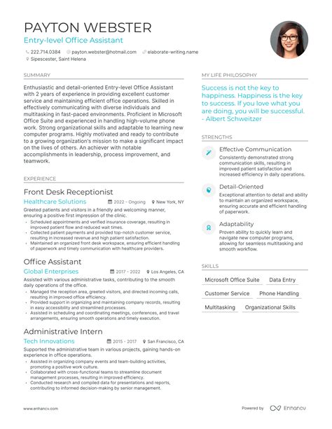 25 Entry-Level Office Assistant Resume Objective Examples