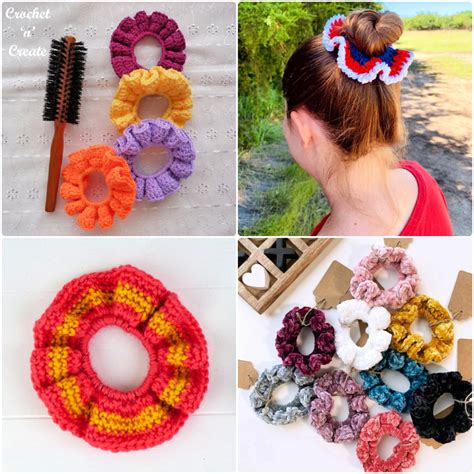 25 Free Crochet Scrunchie Patterns {PDF Pattern}