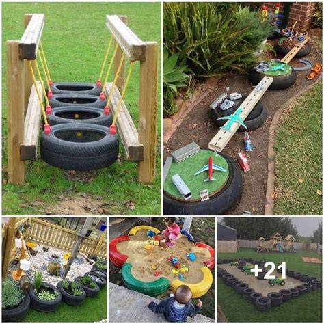 25 Kid Play Ideas With Old Tires - One Million Ideas - raincitystudios.com