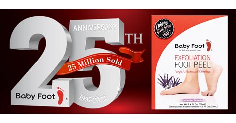 25 MILLION FOOT PEELS SOLD IN 25 YEARS - PR Newswire