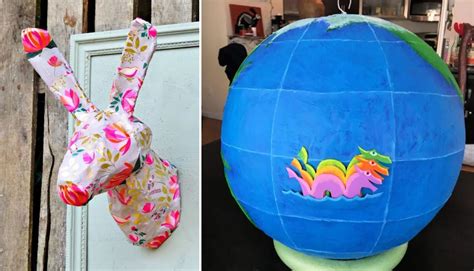 25 Simple Paper Mache Crafts for Artistic Fun - DIYCraftsGuru - muktibox.com