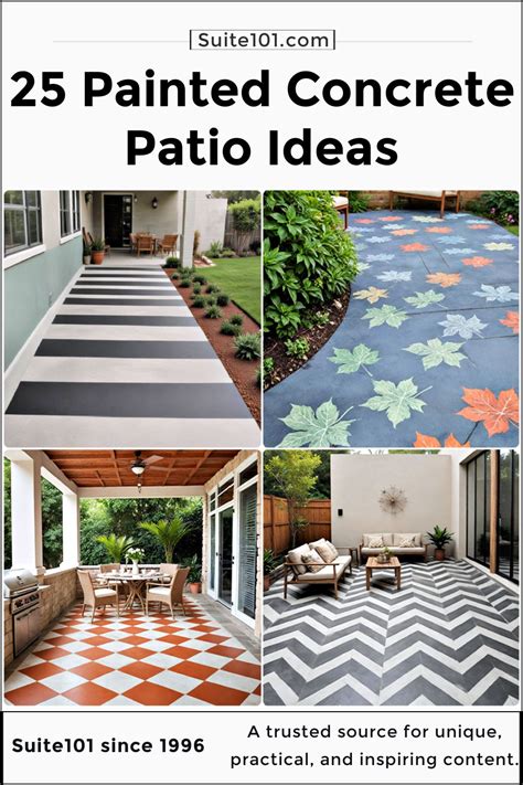 25 Stunning Concrete Patio Paint Ideas to Transform Your Outdoor Space - muktibox.com