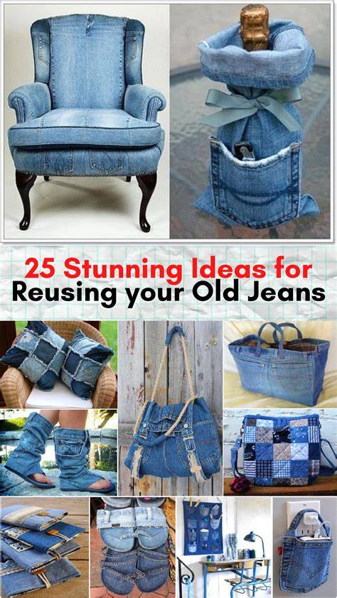 25 Stunning Ideas for Reusing your Old Jeans - raincitystudios.com
