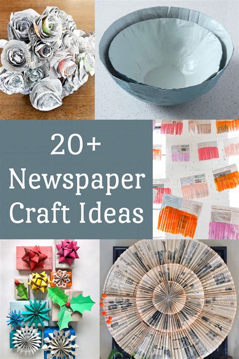25 Surprising Newspaper Craft Ideas to Make - Red … - raincitystudios.com