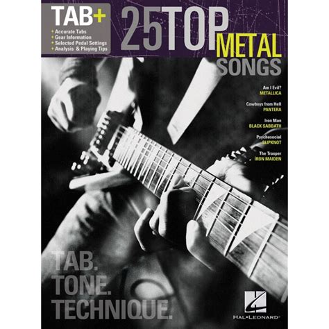 25 Top Metal Songs Tab Tone Technique Tab