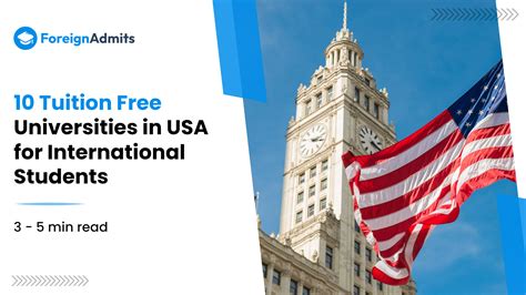 25 Tuition Free Universities for International Students