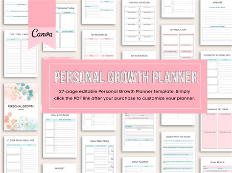 25 Week Personal Development Planner