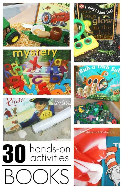 25 Book Activities For Preschoolers Little Bins For Activity Books For Kindergarten - Activity Books For Kindergarten