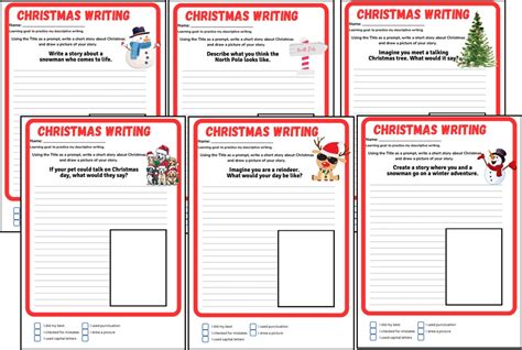 25 Christmas Writing Prompts For Kidsmaking English Fun Christmas Writing Prompts For 1st Grade - Christmas Writing Prompts For 1st Grade