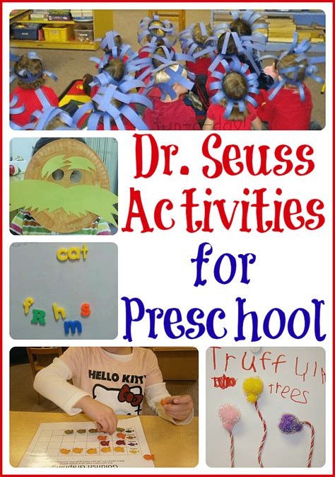 25 Dr Seuss Activities For Preschool Fun A Dr Seuss Activity For Kindergarten - Dr.seuss Activity For Kindergarten