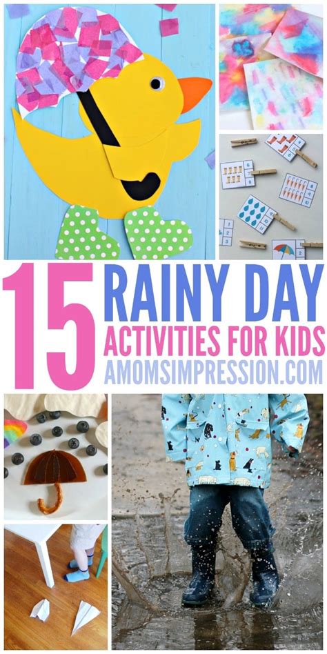 25 Fun Rainy Day Activities Education To The Rainy Day Worksheet 5th Grade - Rainy Day Worksheet 5th Grade
