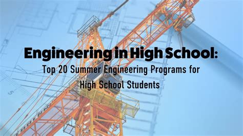 25 High School Summer Engineering Programs In 2024 Science Courses In High School - Science Courses In High School