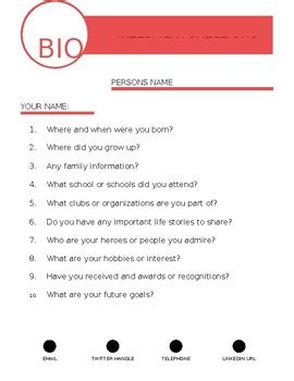 25 interview questions for a biography