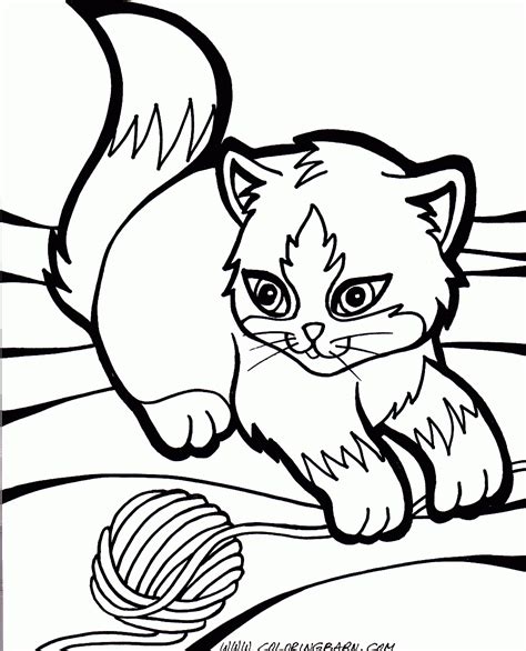 25 Kitten Coloring Pages 2024 Free Printable Sheets Baby Kitten Coloring Page - Baby Kitten Coloring Page