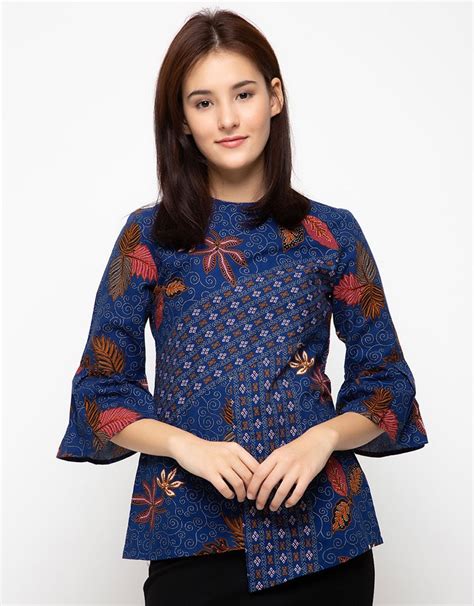 25 Model Baju Batik Kerja 2019 Desain Terbaru Baju Seragam Kerja Wanita - Baju Seragam Kerja Wanita