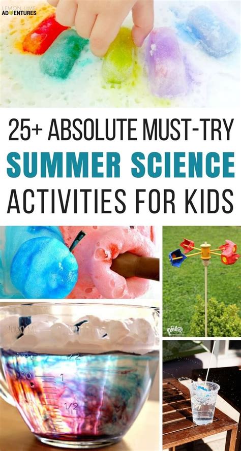 25 Must Try Summer Science Activities For Kids Simple Science For Kids - Simple Science For Kids