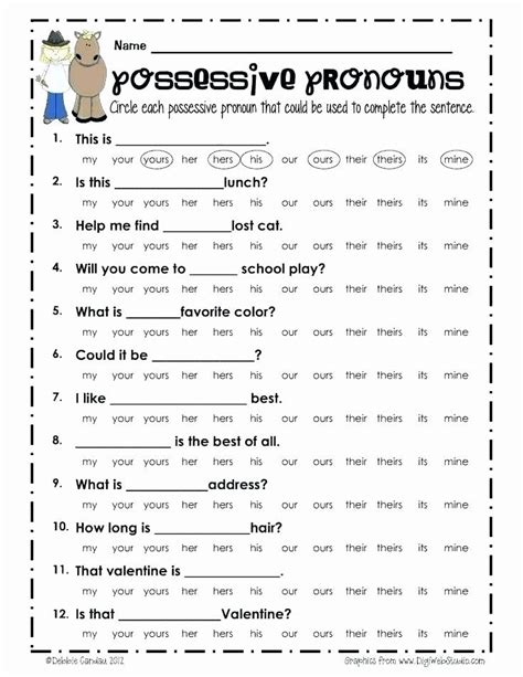 25 Pronoun Worksheets Second Grade Softball Wristband Template Second Grade Pronouns Worksheet - Second Grade Pronouns Worksheet