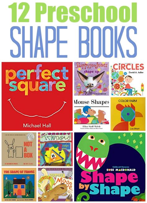 25 Shape Books For Preschoolers Preschool Play And Books About Shapes For Kindergarten - Books About Shapes For Kindergarten
