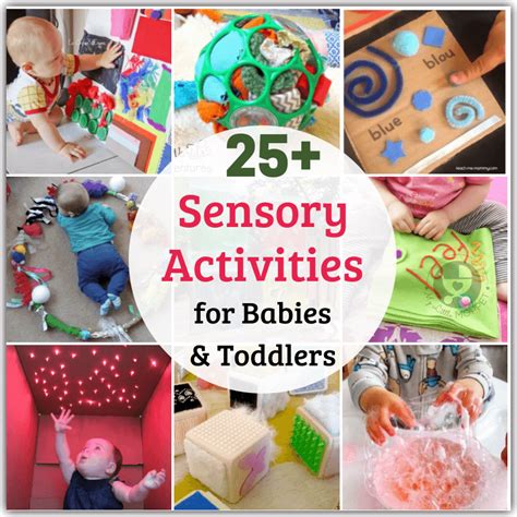 25 Simple Sensory Activities For Infants And Toddlers Science Sensory Activities - Science Sensory Activities