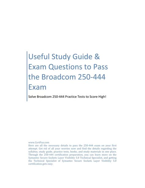 250-444 Exam Fragen