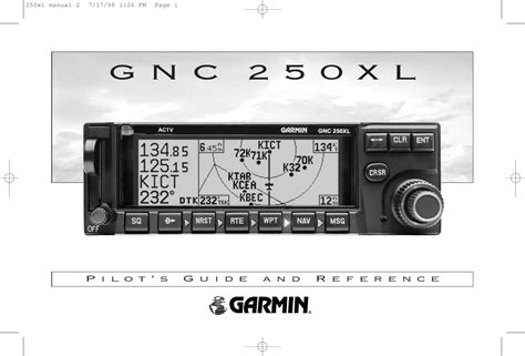 250xl manual 2 - Garmin