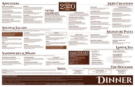 2520 TAVERN, Clemmons - Menu, Prices & Restaurant Reviews