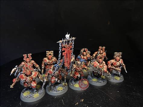 25mm Warhammer Age of Sigmar DPS painted Blads of Khorne …