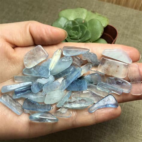 25pcs Natural Amazon stone polish Crystal Quartz specimens