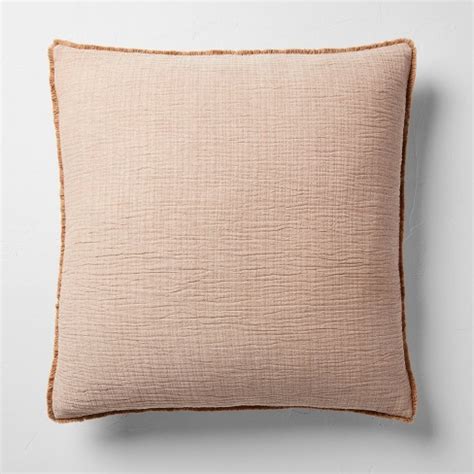 26"x26" Cotton & Linen Blend Euro Pillow - Hearth & Hand™ with Magnolia