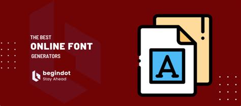 26 Best Online Font Generators 2024 BeginDot