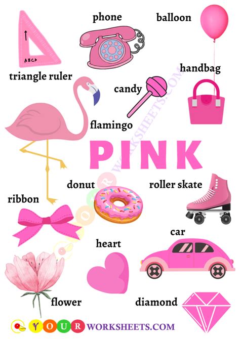 26 Pink Things - List Challenges