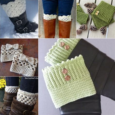 26 Wonderful Free Patterns for Crochet Boot Cuffs