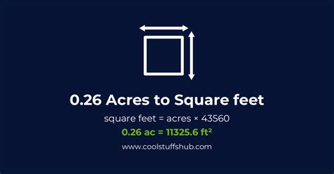 26 Acres Square Feet