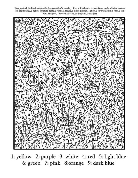 26 best Extreme color by numbers images on Pinterest Color by numbers, Adult color by number