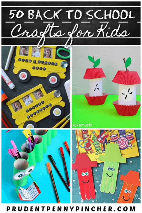 26 Fun Back To School Crafts For Preschoolers Back To School Kindergarten - Back To School Kindergarten
