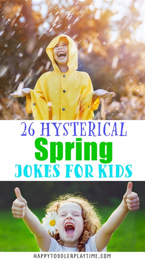 26 Hysterical Spring Riddles Puns And Jokes For Kindergarten Puns - Kindergarten Puns