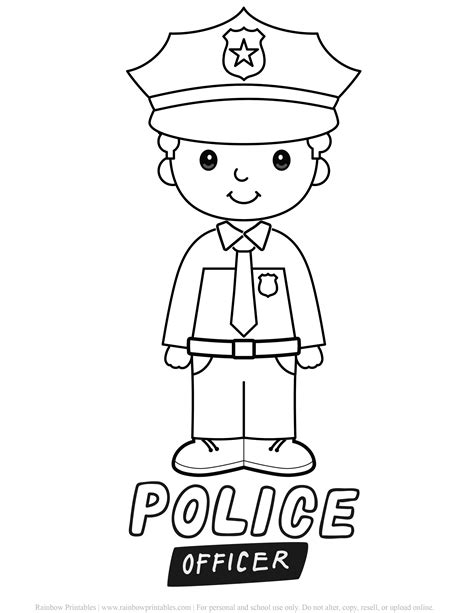26 Police Coloring Pages Free Pdf Printables Police Officer Badge Coloring Page - Police Officer Badge Coloring Page