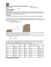 264 Practice Modeling Pendulums And Bridges