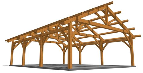26x36 timber frame carport. Timber frame kits are pre-designed and pre-cut packages that include most, or all, of the materials you need to assemble a timber frame structure. A basic kit for a gazebo or shed typically has pre-cut and pre-drilled timber, along with hardware (post bases and pegs) and detailed instructions for assembling and raising the timber frame. 