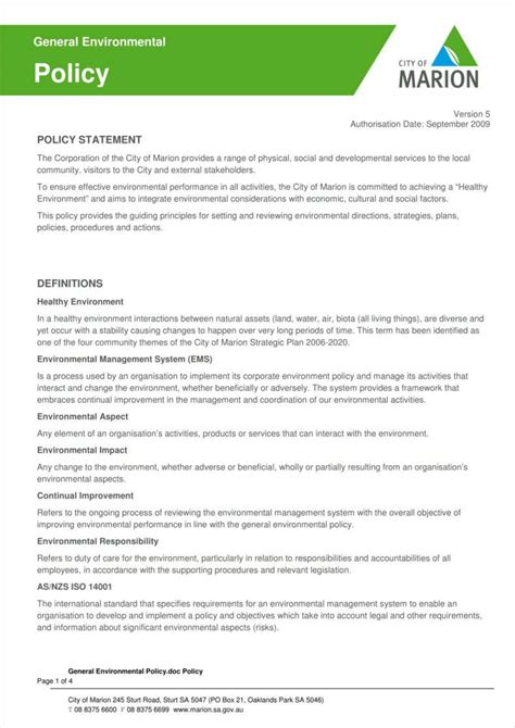 27+ Policy Templates in Word and PDF