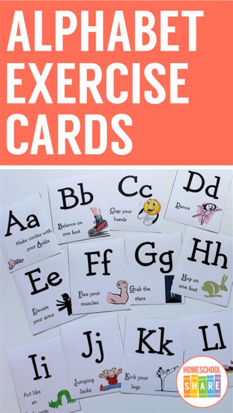 27+ Printable Abc Exercise Cards PNG Printables Collection