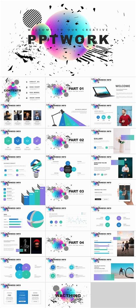 27+ official presentation PowerPoint template on Behance