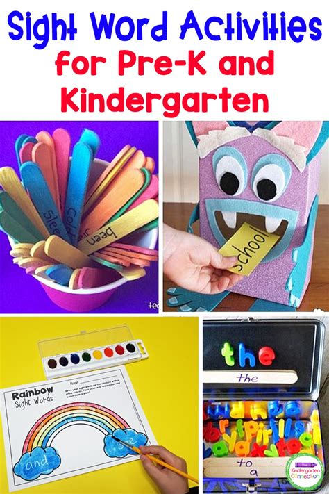 27 Awesome Sight Word Activities - The Kindergarten …