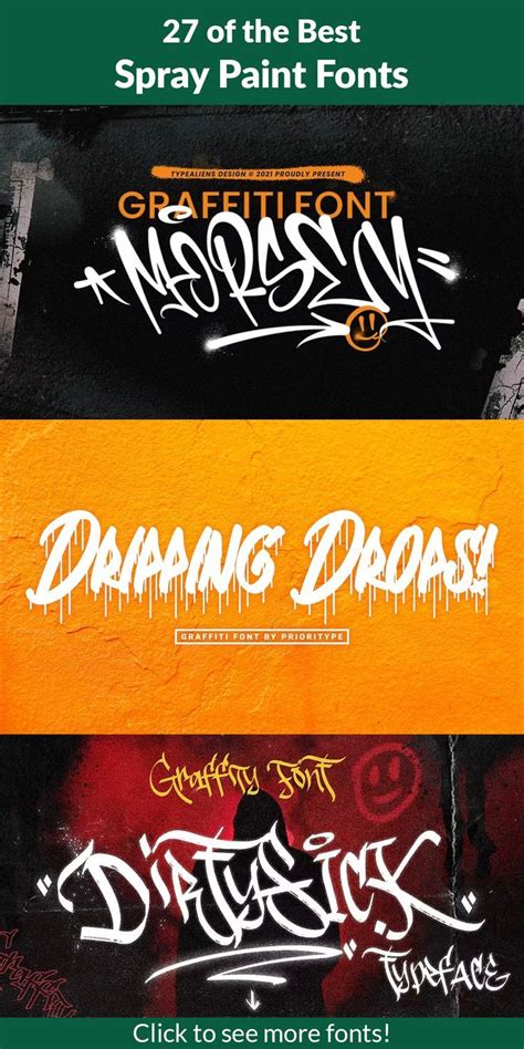 27 Best Spray Paint Fonts for Design Inspiration - muktibox.com