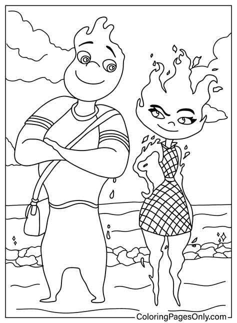 27 Elemental Coloring Pages