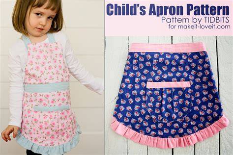 27 Free Kids Apron Patterns - raincitystudios.com