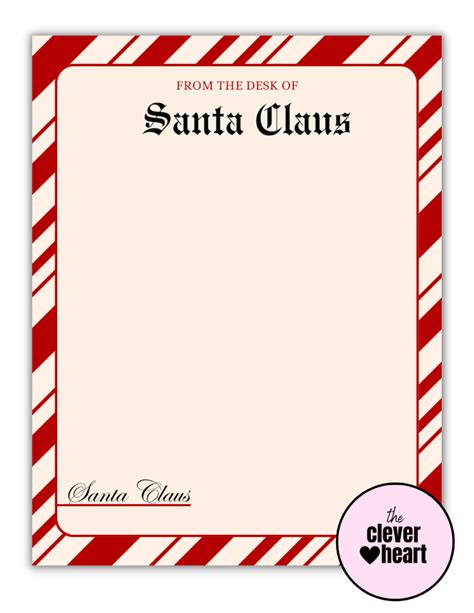 27 Free Printable Santa Letterheads Updated For 2021