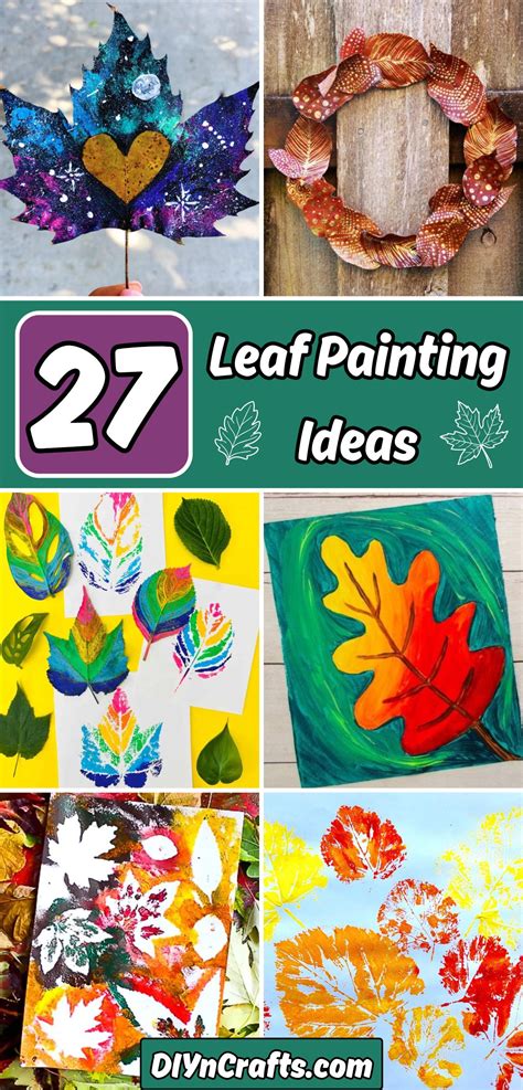 27 Leaf Painting Ideas - DIY & Crafts - muktibox.com